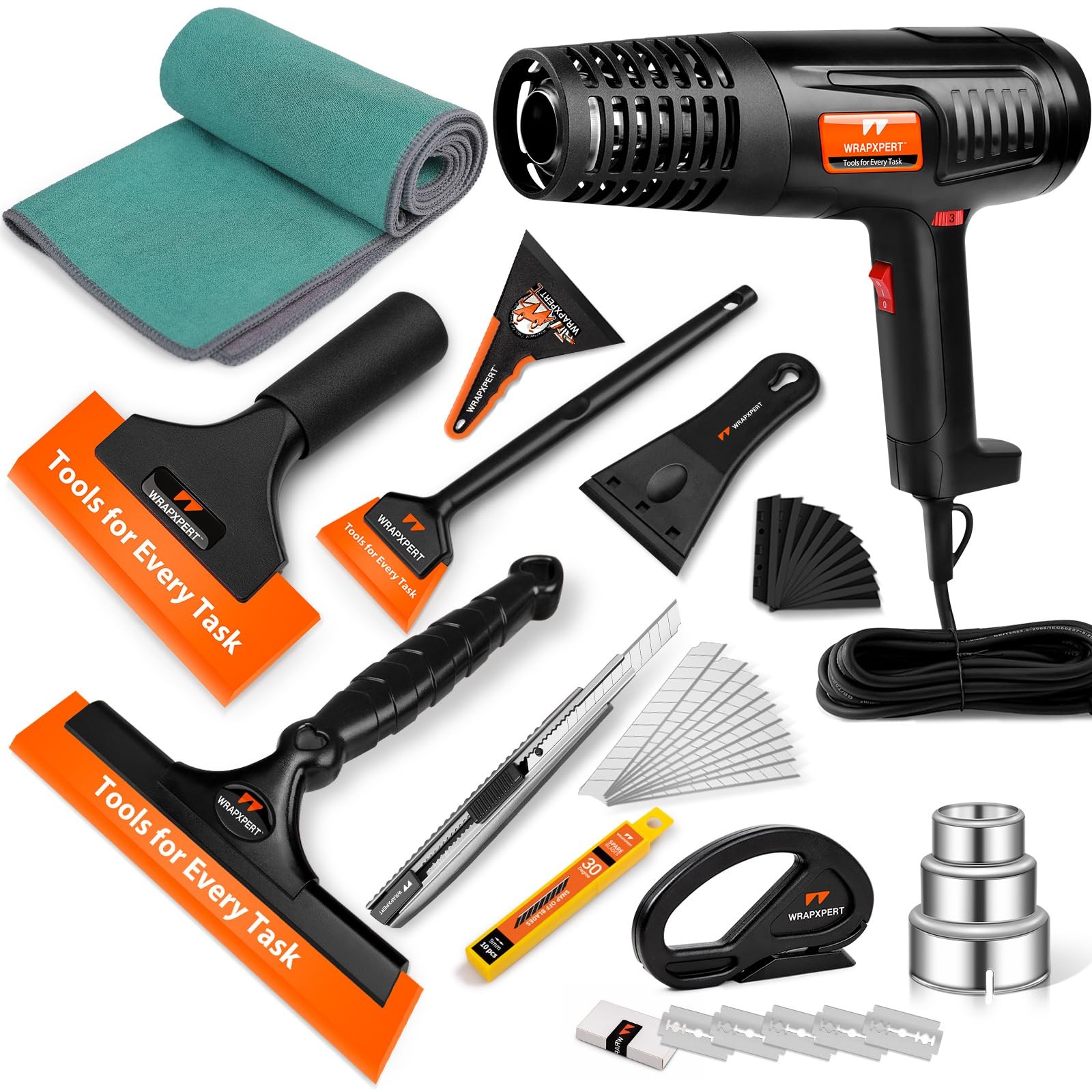 Heat Gun Window Tint Kit Professional Squeegee Knife Scraper Set