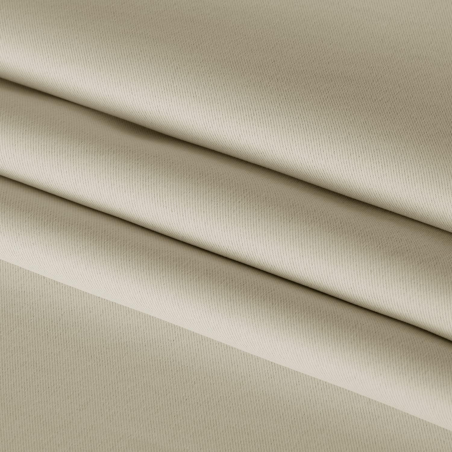 BONZER Mix and Match Blackout Curtains Grommet Double-Layered Curtains with Whit