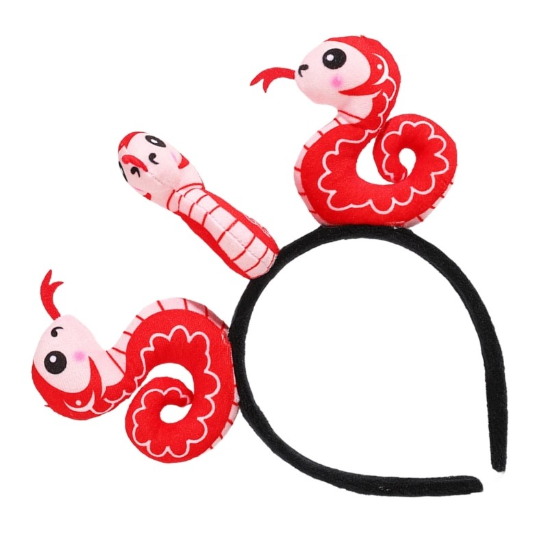 Elegant 3D Snake Headpiece Animal Hairband for New Year Event and Casual Wear