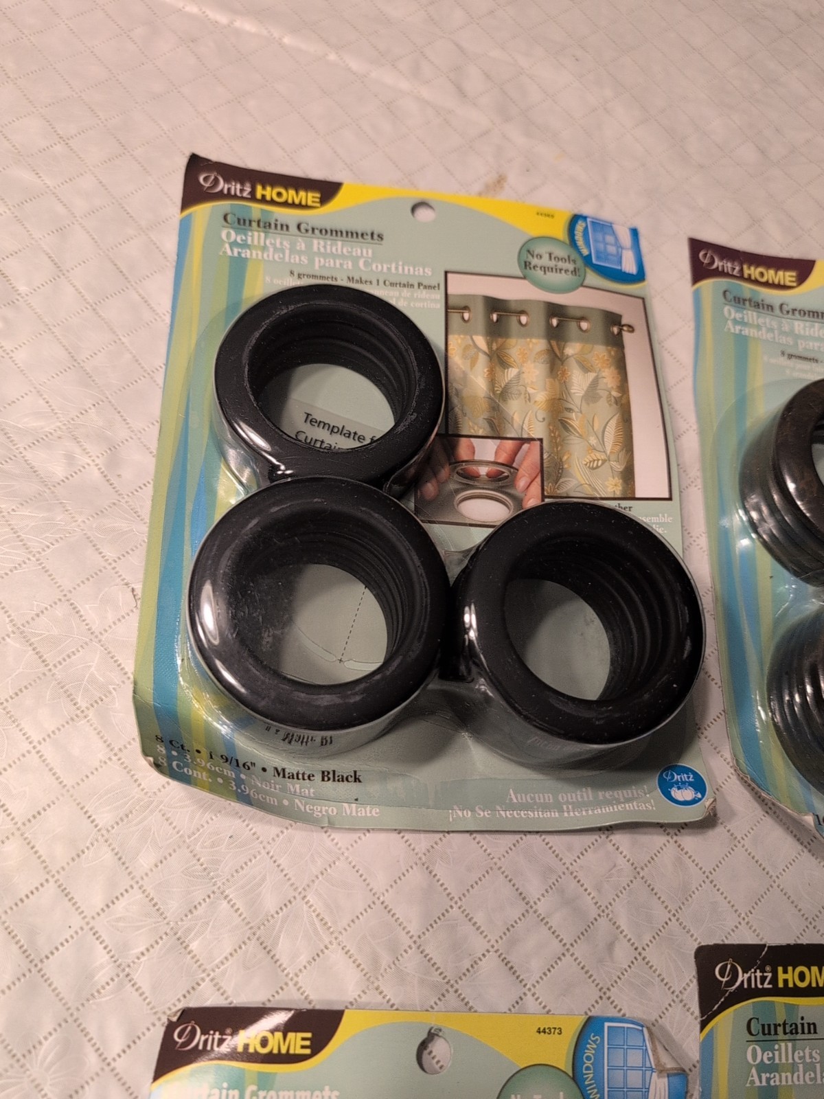 Assorted Lot Of Dritz Curtain Grommets, Assorted Sizes And Colors