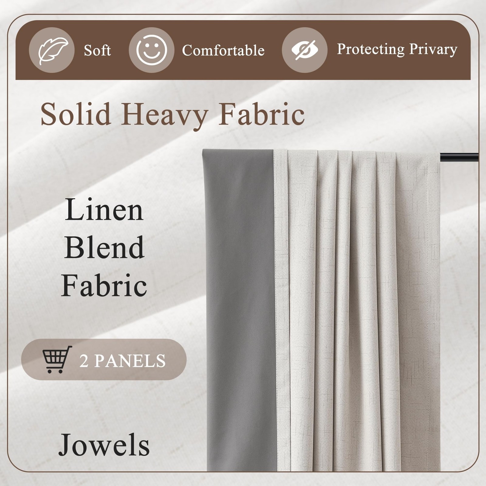 100% Blackout Curtains 72 Inches Long 2 Panels for Bedroom, Back Tab Pleated …