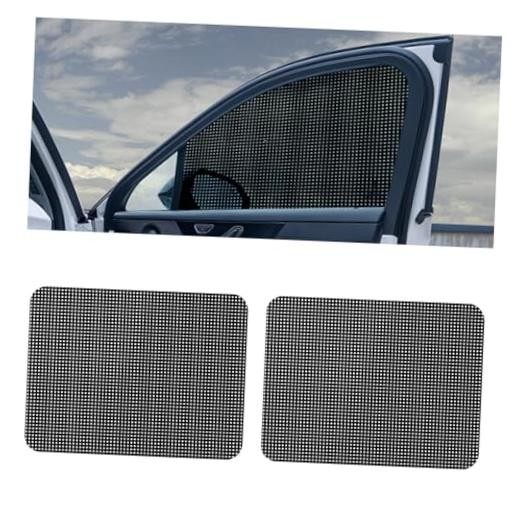 2PCS Car Side Window Sunshade, Block UV Rays Privacy Protector Mesh Hole-2PCS