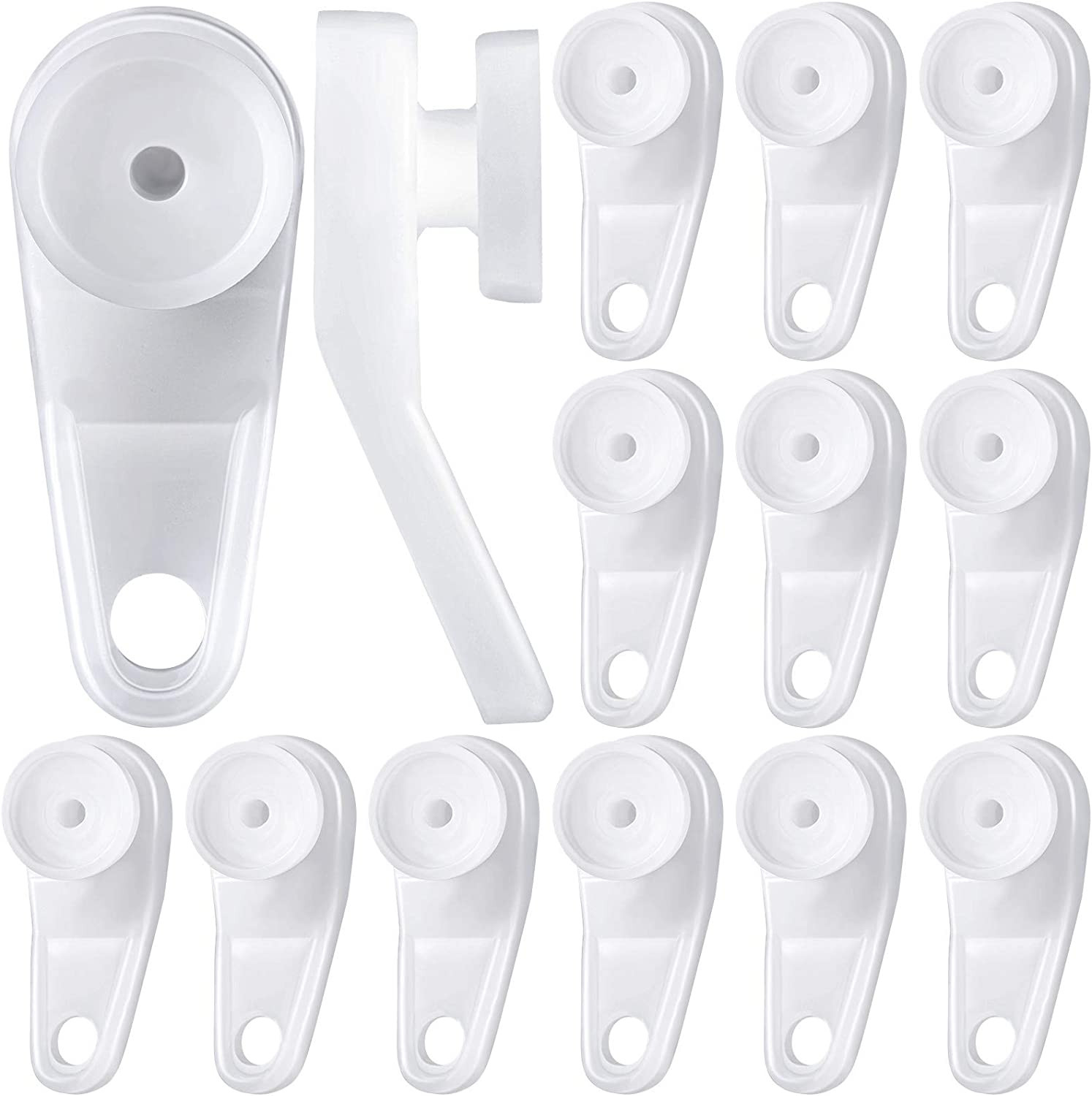 Curtain Track Gliders Curtain Rod Sliders Window Traverse Rod Sliders Plastic