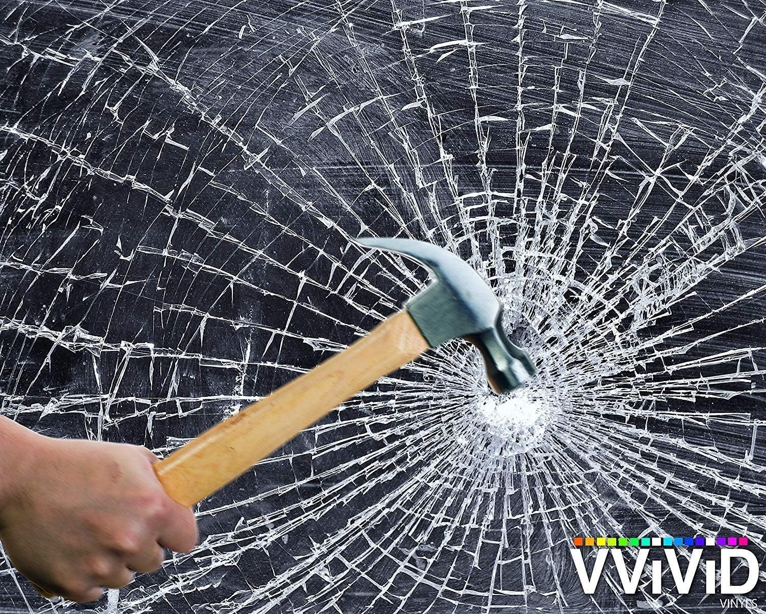 Clear 4Mil Window Security Film Shatterproof Vinyl Wrap 17.75in x 60in Roll, New