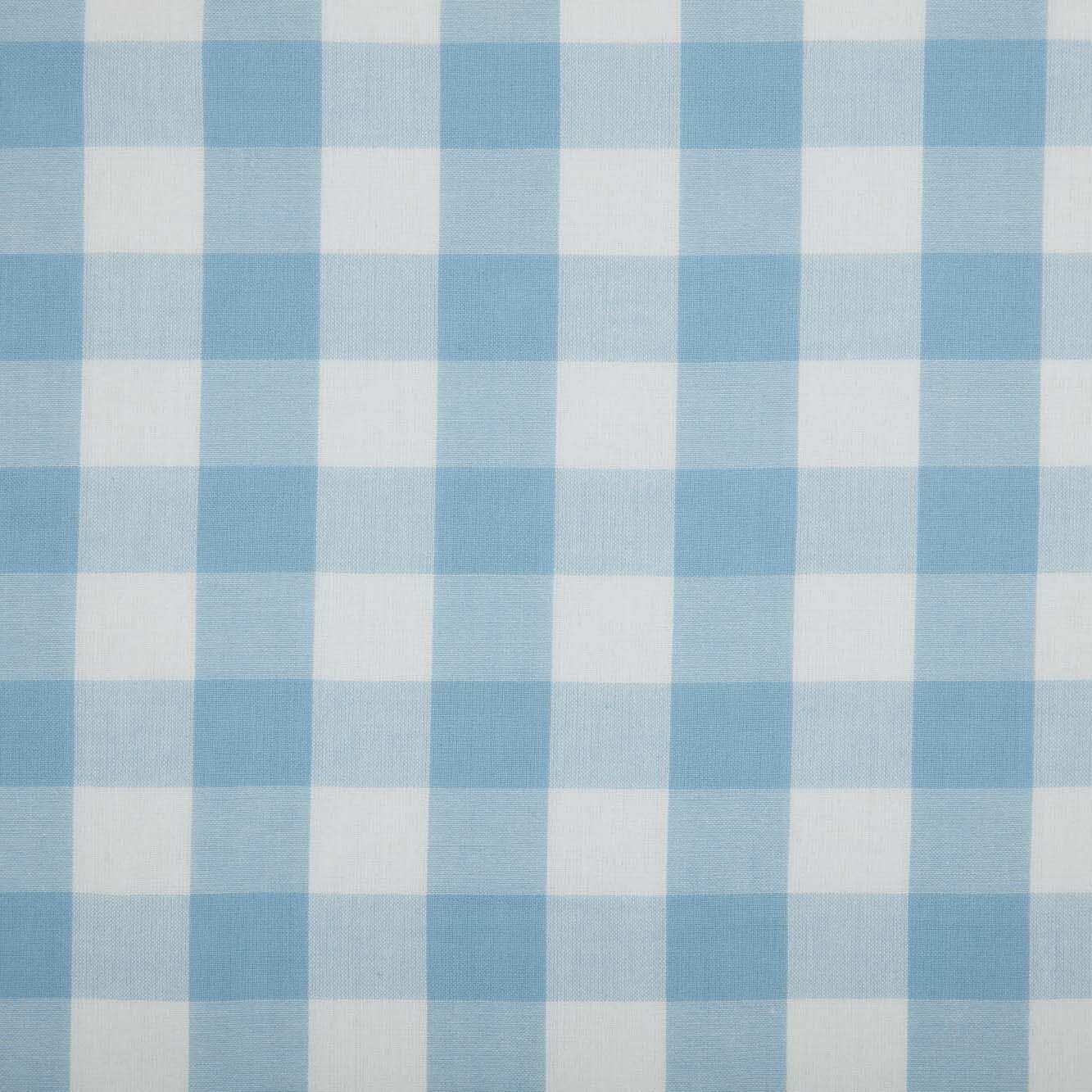Blue & White Gingham Farmhouse Window Tiers Annie Buffalo Check Café Curtain Set