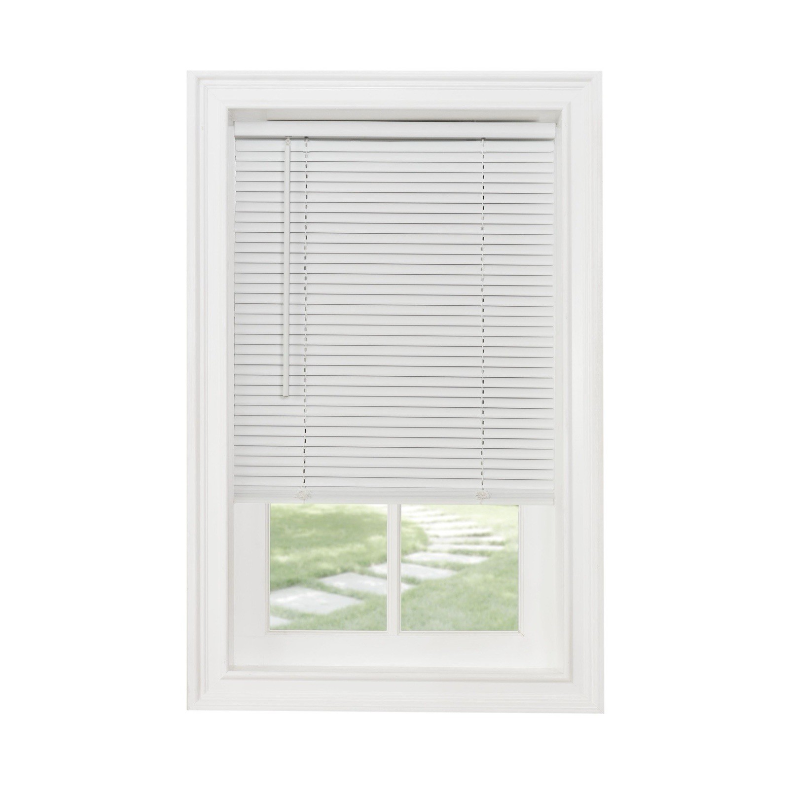 Cordless Mini Blinds Light Filtering Window Treatment Wand Tilt Child Pet Safe