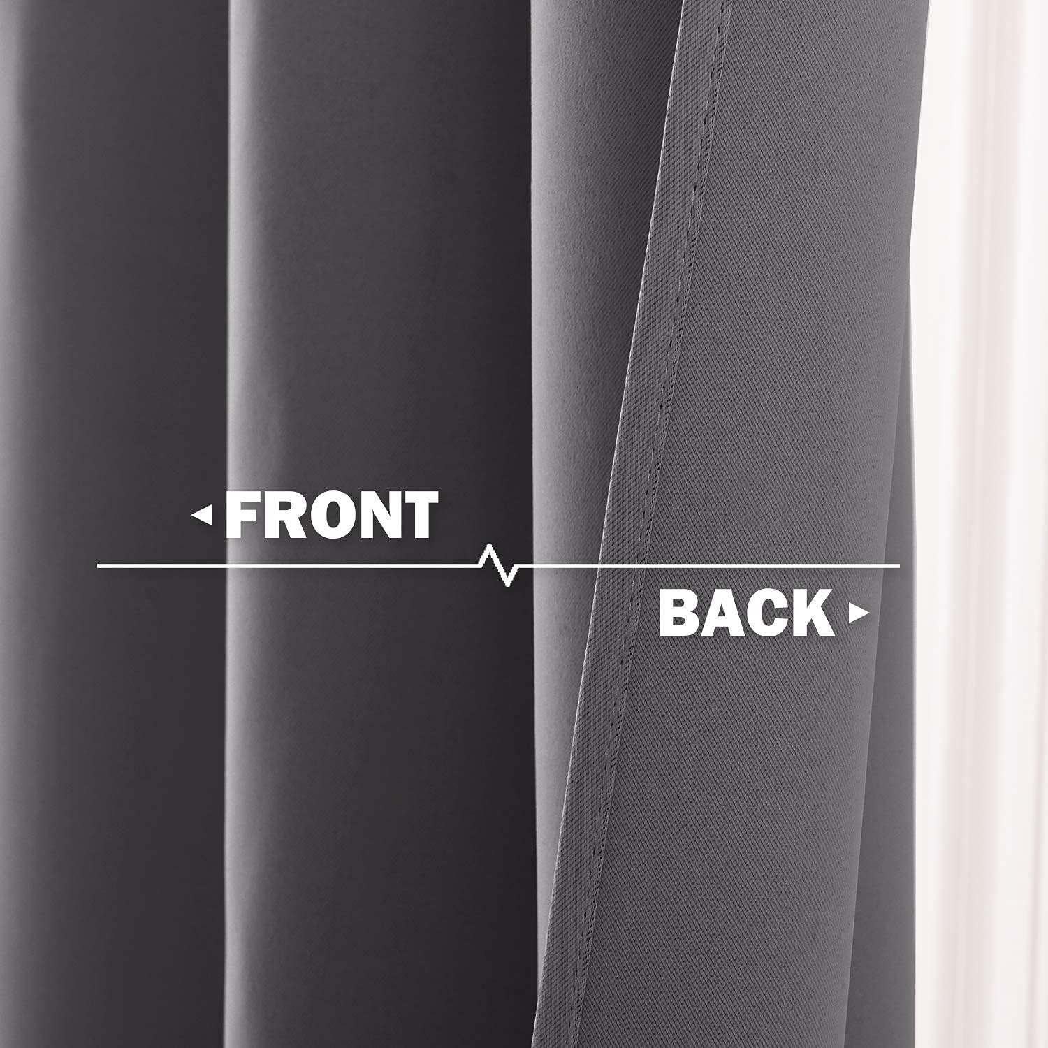 New Outdoor Unlined Thermal Blackout Window Drape Curtain Patio Panel 1 Set k68