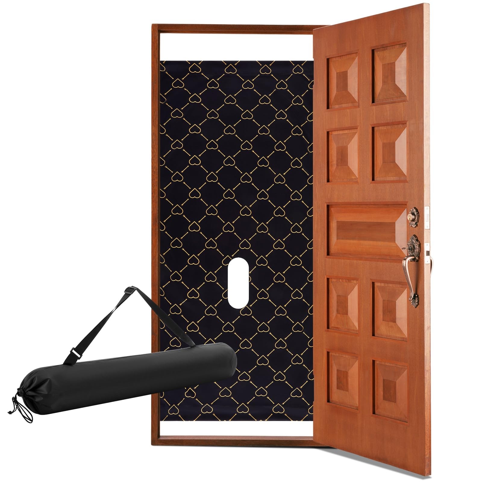 Glory Hole Wall Doorway Kit with Carry Case, Temporary Wall Partition with Hole