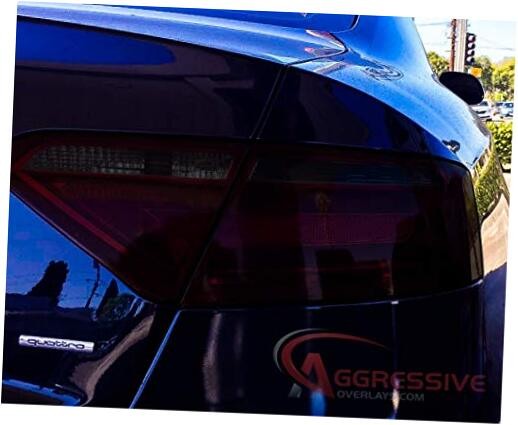 Aggressive Taillight Overlays Compatible Fit for Audi A5 S5 20% Dark Smoke