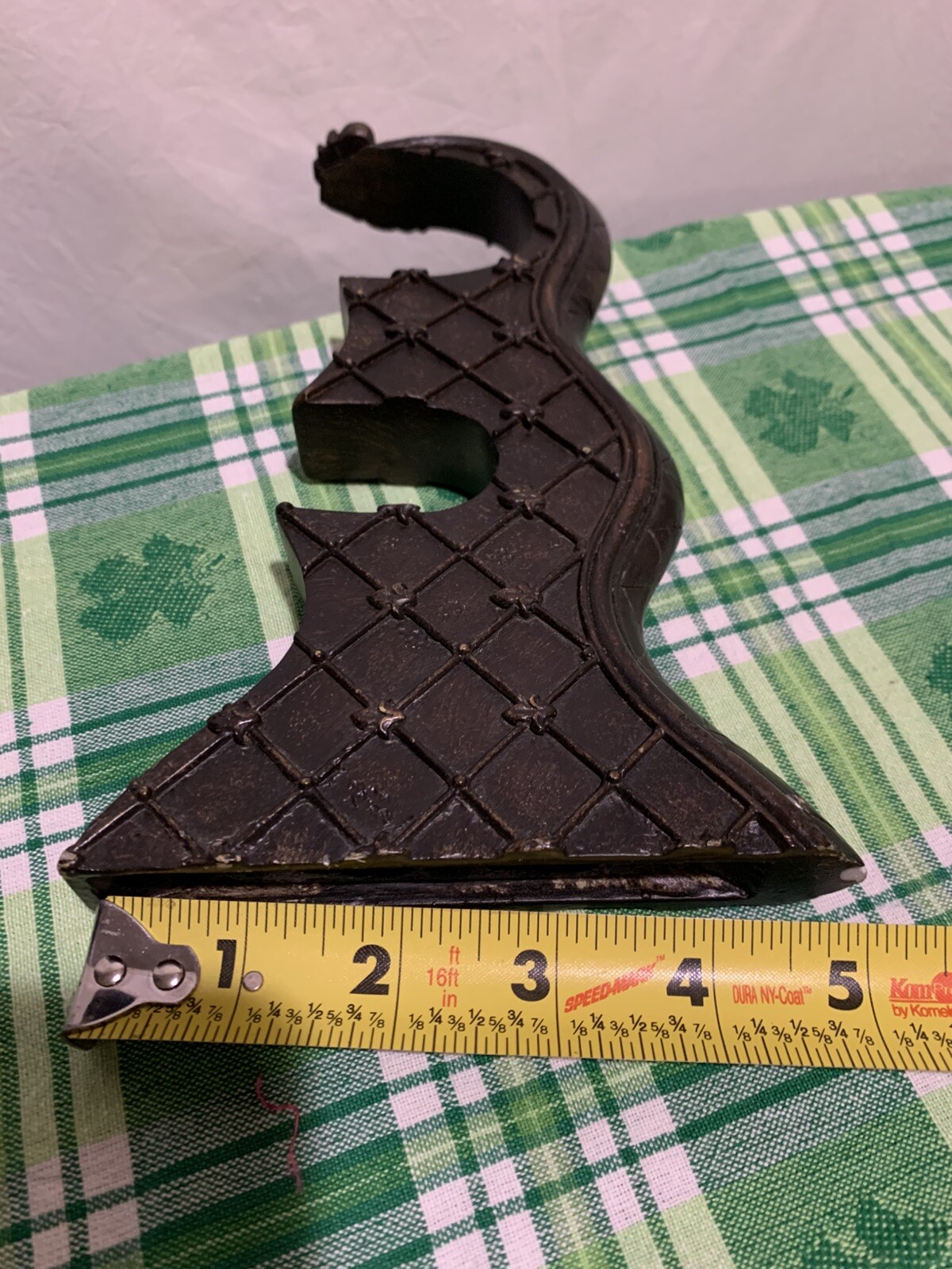 ❤️Paris Texas Ornate Drapery Double Rod/pole Support Bracket Burnished Coffee