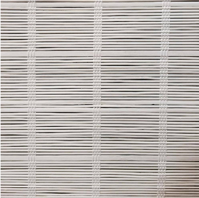Farmhouse Cordless Light-Filtering Bamboo Roman Shade – 21.5 in. W x 64 in. L