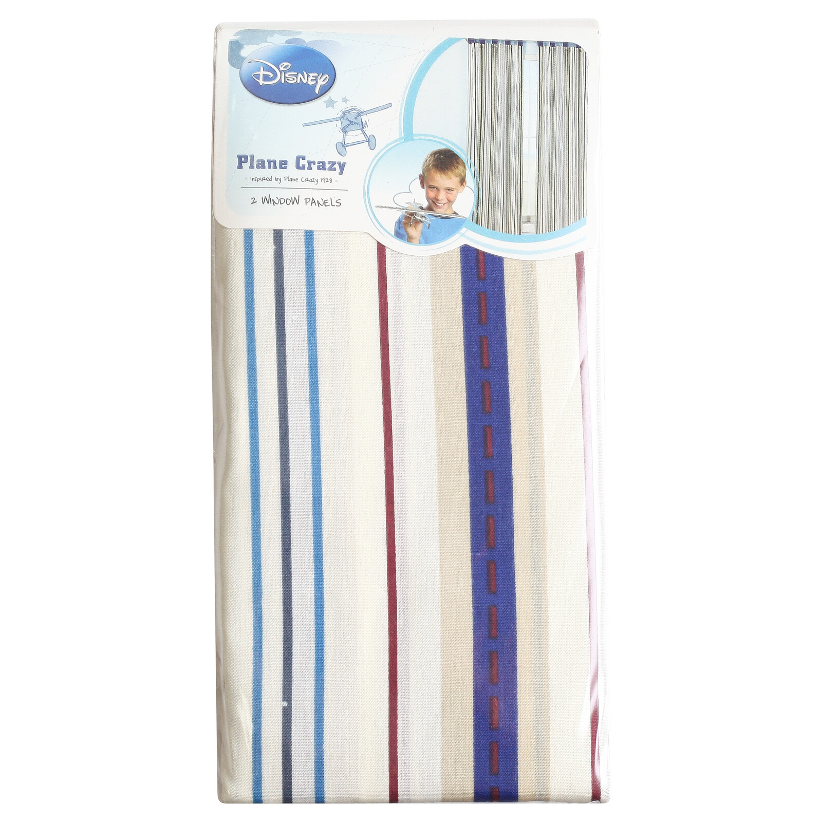 Disney Plane Crazy Window Panels Curtains Inspired by 1928 Mickey Mouse Cartoon