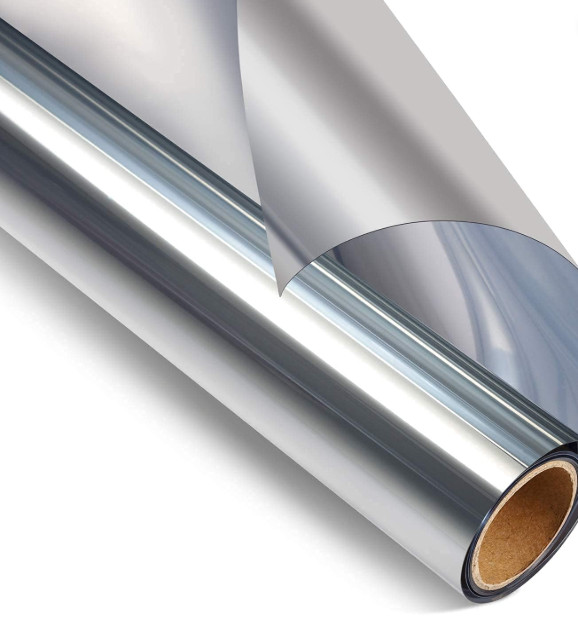 NEW_STATINT Window Film Privacy One Way Mirror Glass Tint_SILVER_55.1 x 32.8 ft