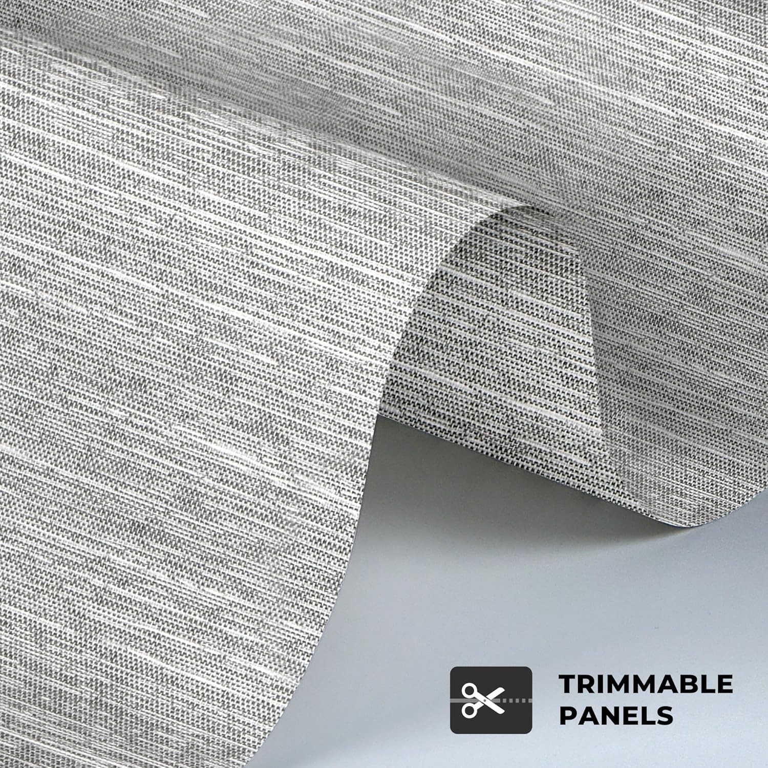 Panel Track Blinds for Sliding Doors, Light Filtering Grey | Extendable Track