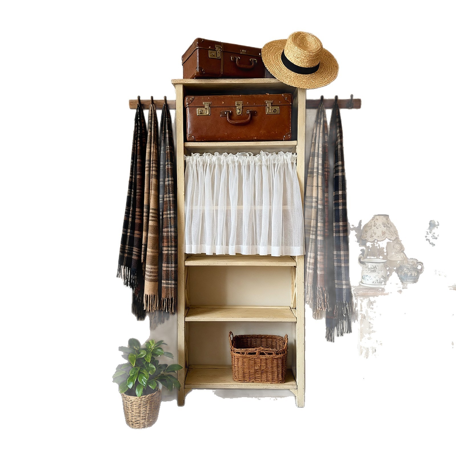 Kitchen Small Window Valance Half Curtain Cabinet Door Living Room Drape Decor