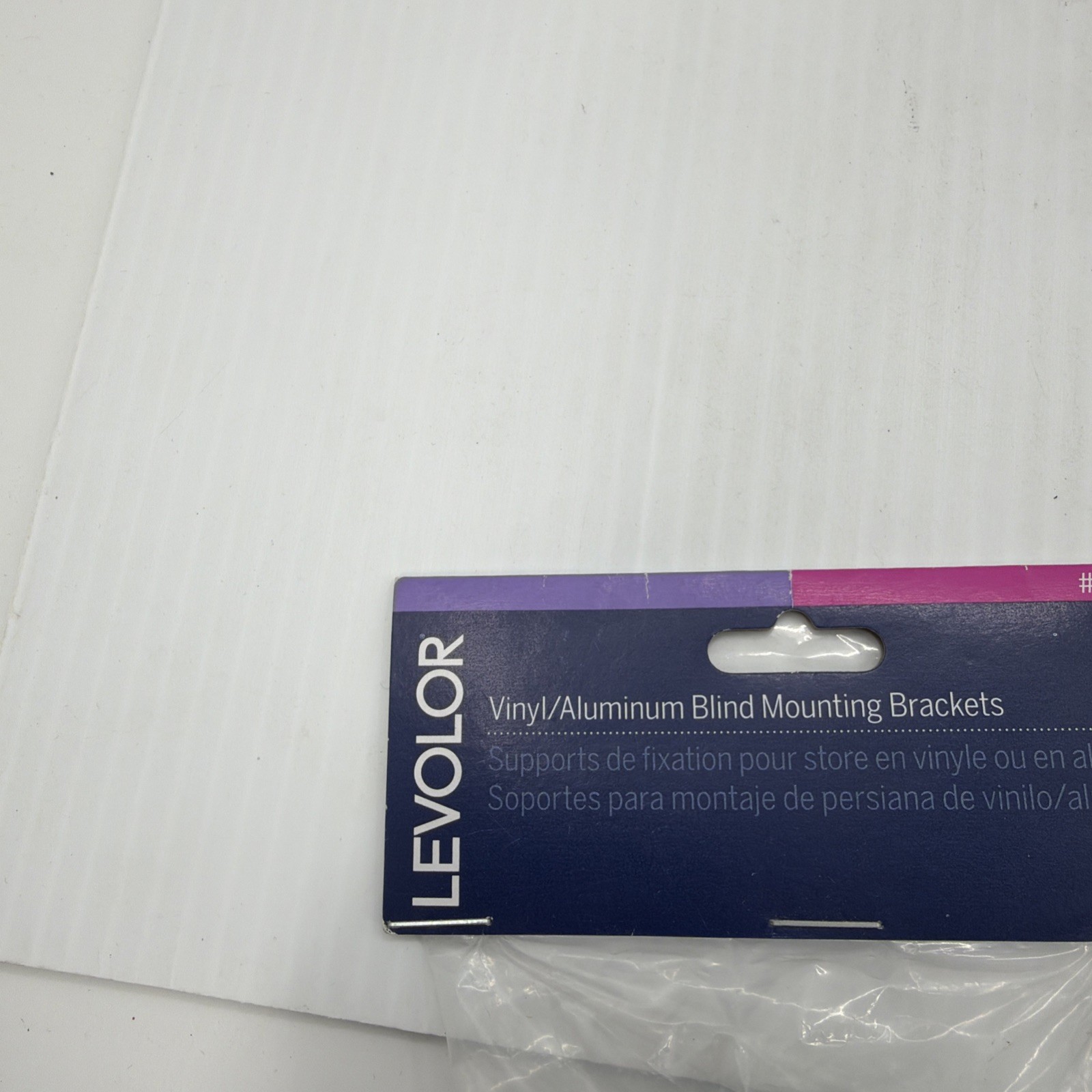 LEVOLOR Vinyl and Aluminum Blind Mounting Bracket Set #929835 NEW {67}