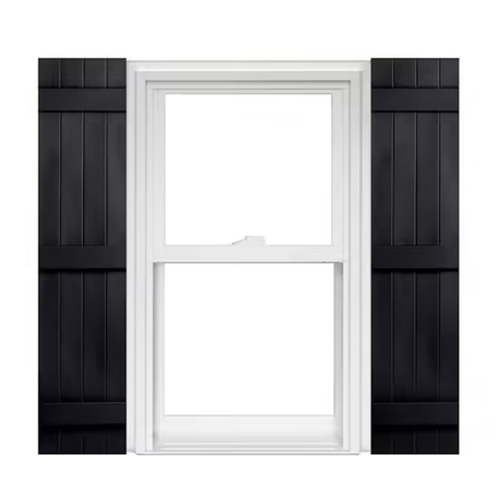 Polaris Homeside 4 Board and Batten Joined Vinyl 14.5″W x 39″H, 050 Black