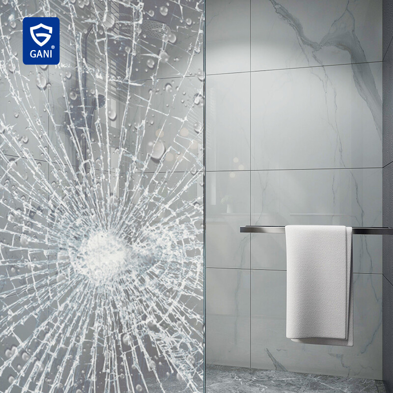 Clear Window Security Anti Shatter Glass Film Safety Bathroom Protection Film
