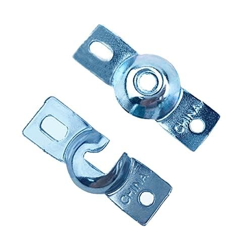 6 PCS Roller Window Shade Inside Mount Brackets Zinc Curtain Rod Holder Screws