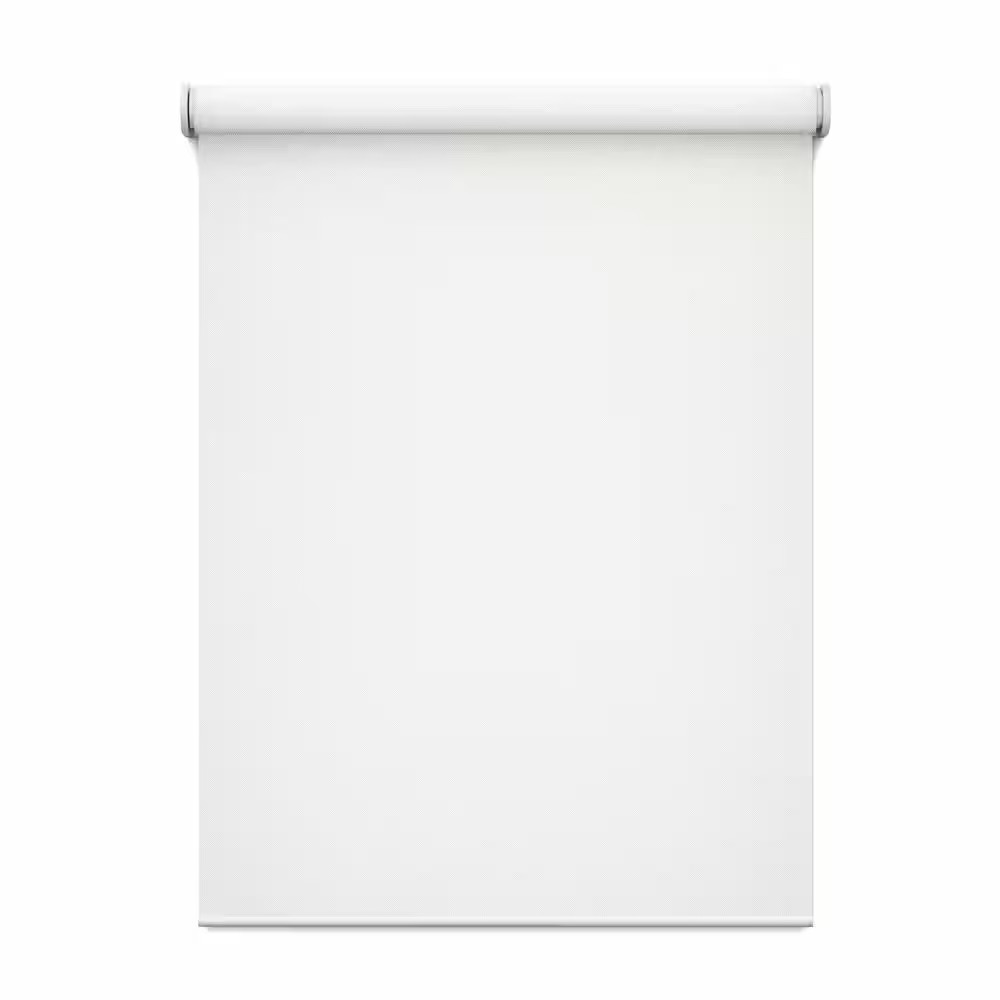 Smart Shade, Motorized Window Blind, White Hardware, Translucent White Fabric, 3