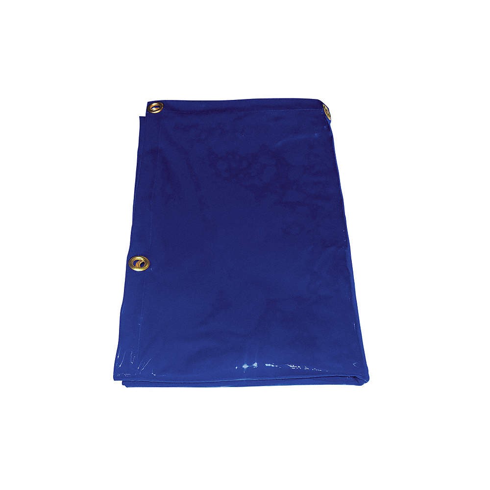 GRAINGER APPROVED 22RN66 Welding Curtain, 6 ft H, 6 ft W, Blue 22RN66