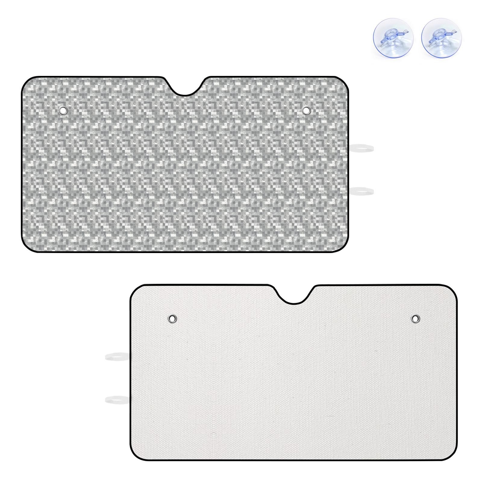 Customizable Car Sunshade Personalized Dog Photo & Text Design – Durable ◐