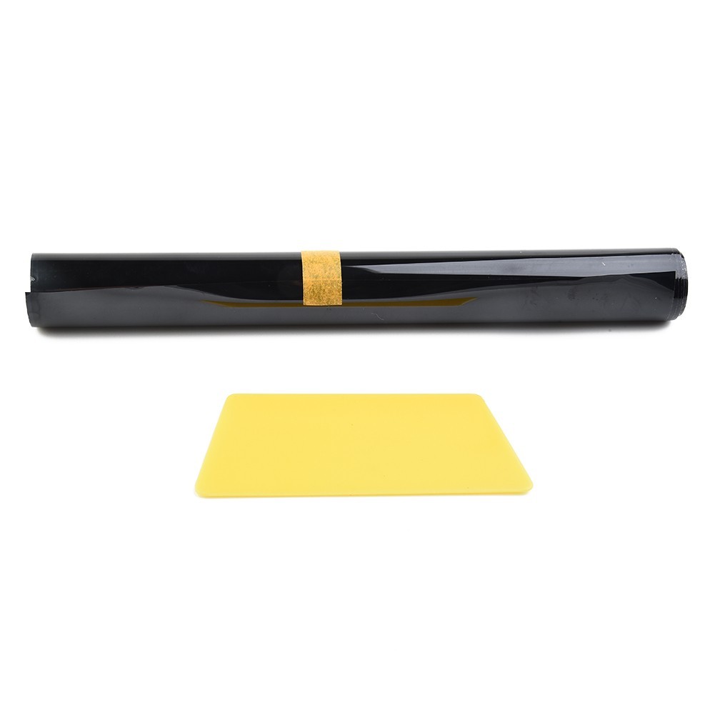 Universal/Black CAR Sun Strip Tint Visor For Front Windshield 5%VL Limo Shade