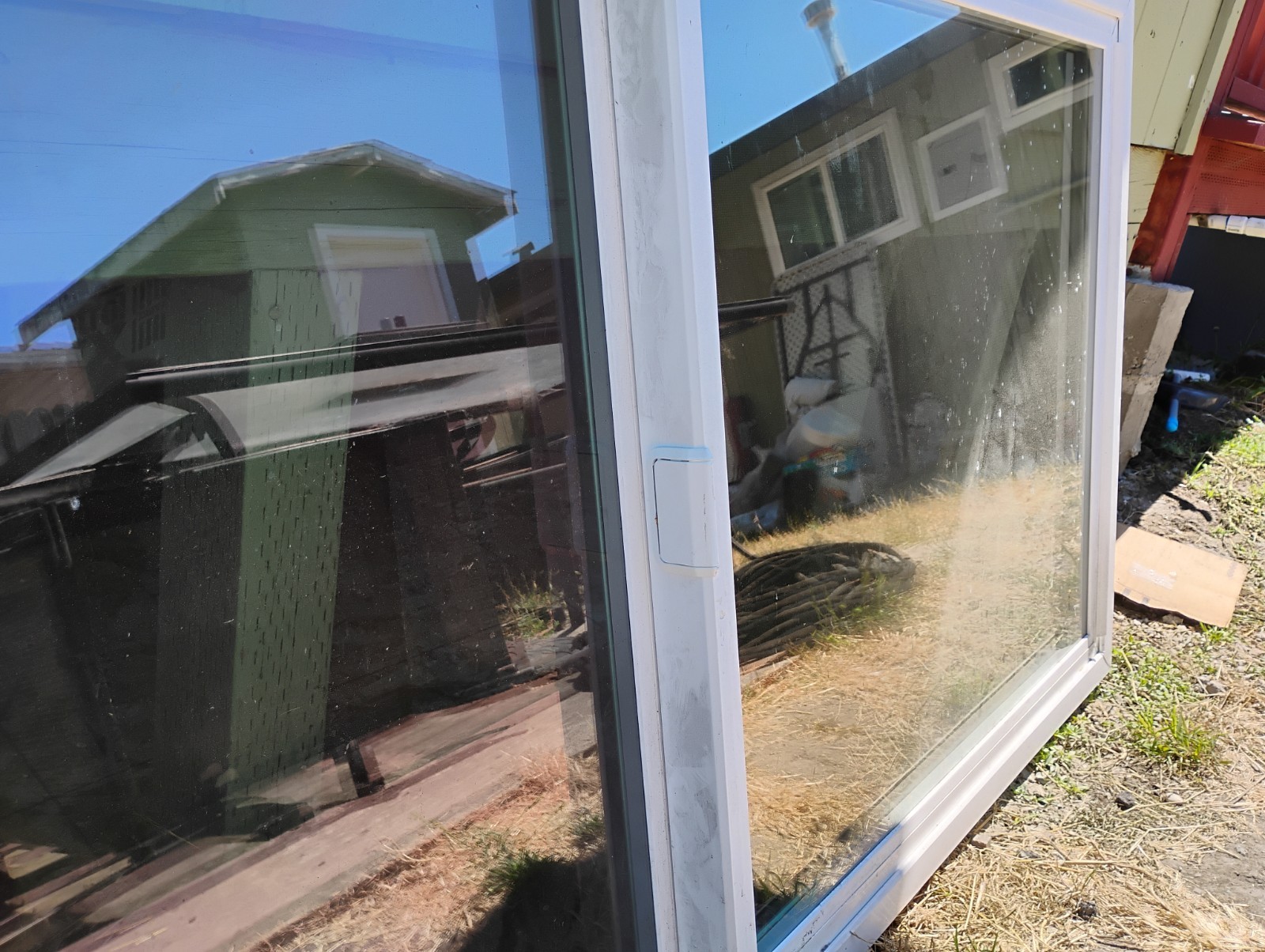 frame and glass window home