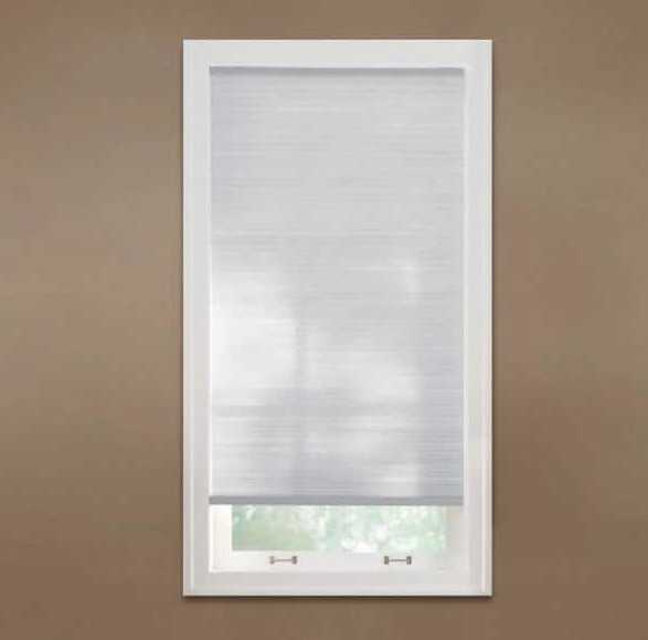 Snow Drift Cordless Light Filtering Cellular Shade – 45.75 in. W x 48 in. L