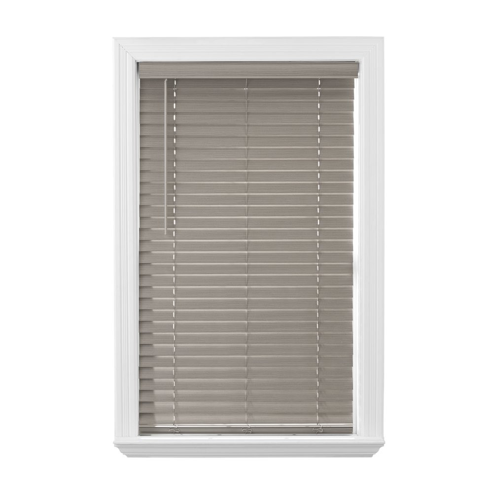 2-inch Cordless Faux Wood Horizontal Blinds Window Room Darkening MULTI SIZES