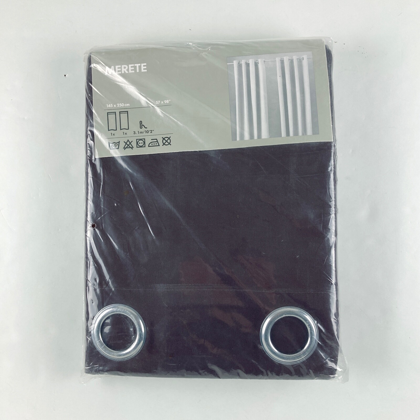 IKEA Merete Curtain Panels Brown 57×98 (New)