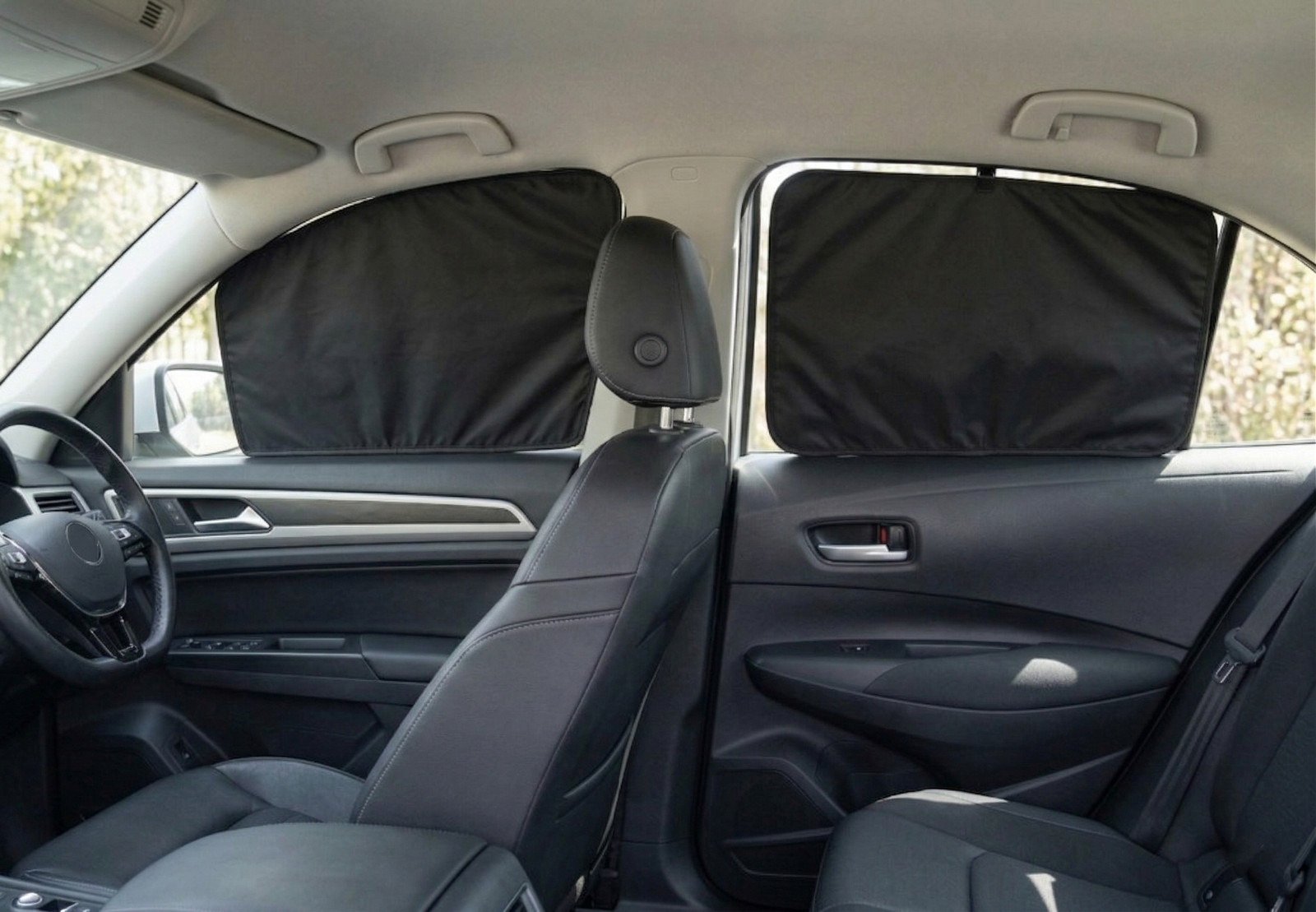 4X Magnetic Car Side Window Sun Shade Front Rear UV Protection Privacy