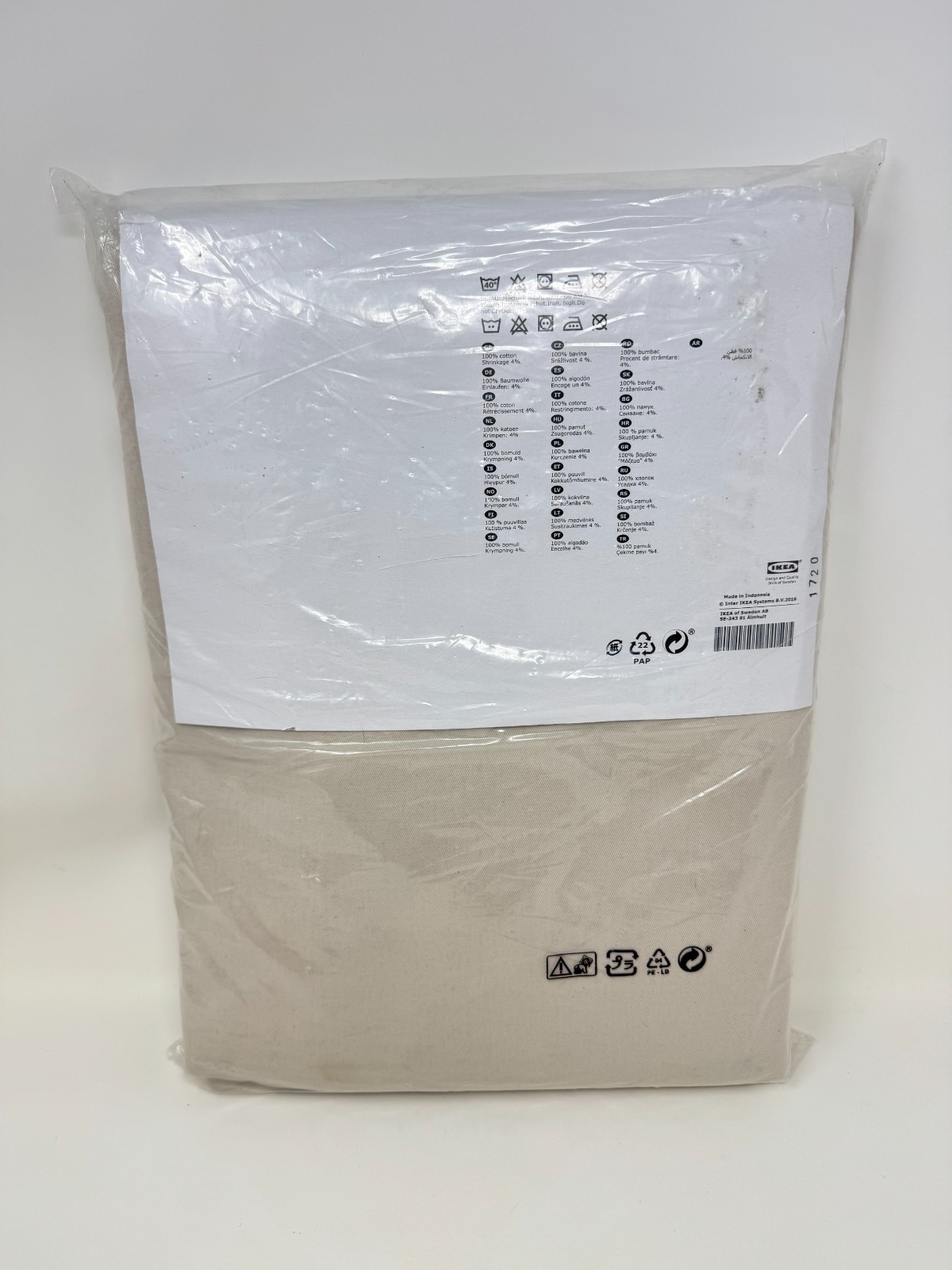IKEA Merete Beige Curtains 57×98″ Grommets 801.119.85 NEW