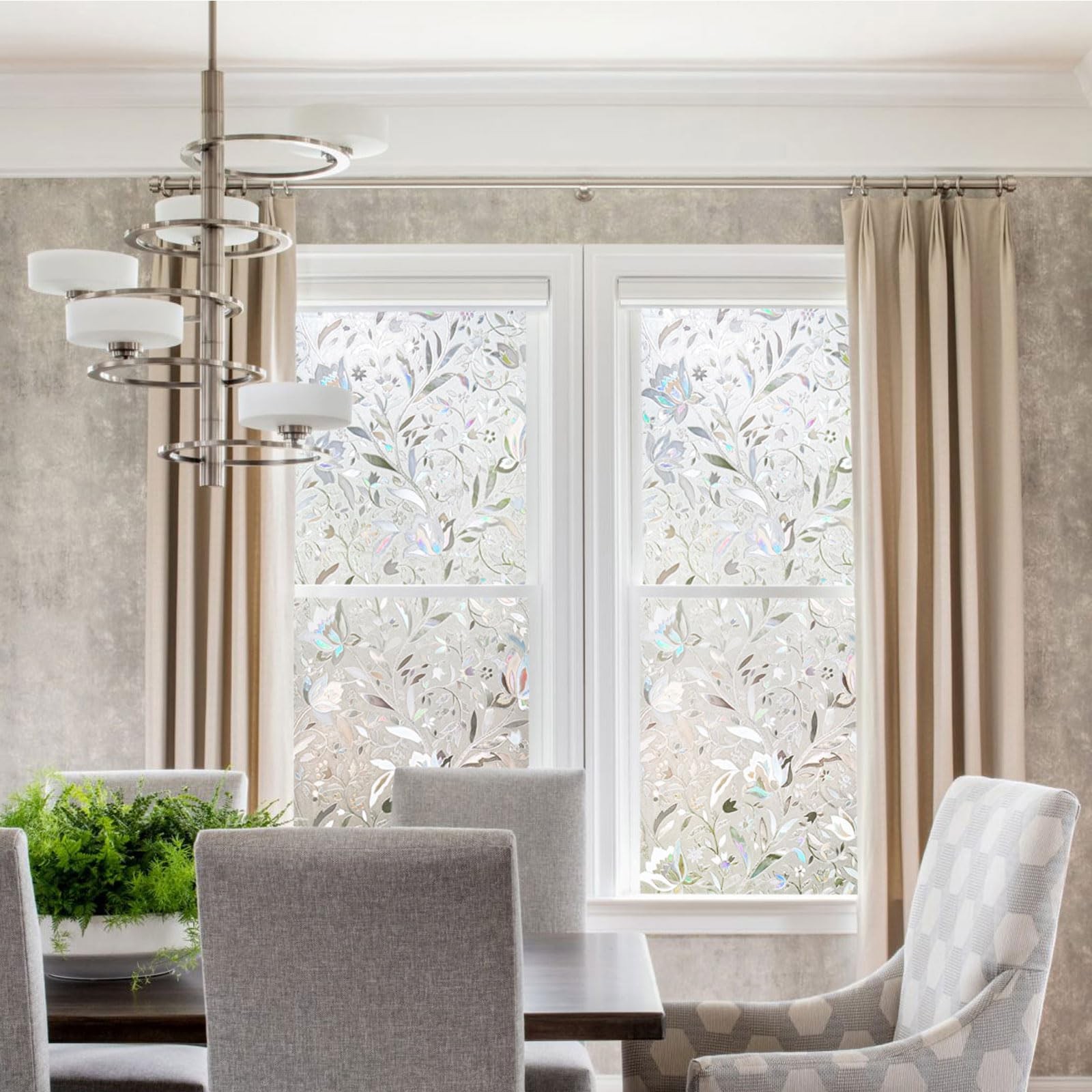 Kromapolis Window Film, Privacy 17.5In x 78.7In, Clear