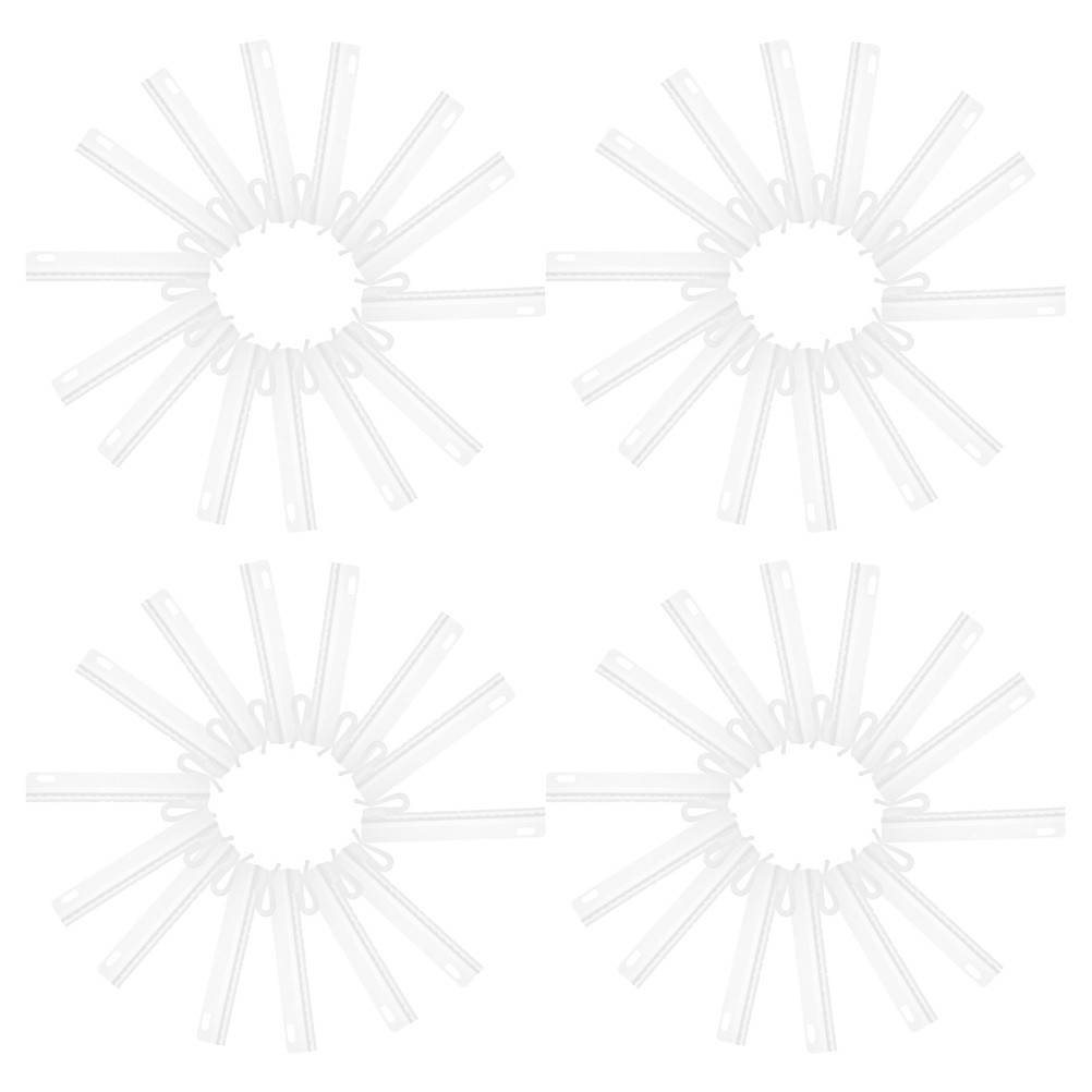 60 Pcs Clip-type Curtain Hook Adjustable Clips for Drapes Pleated Hooks Drapery