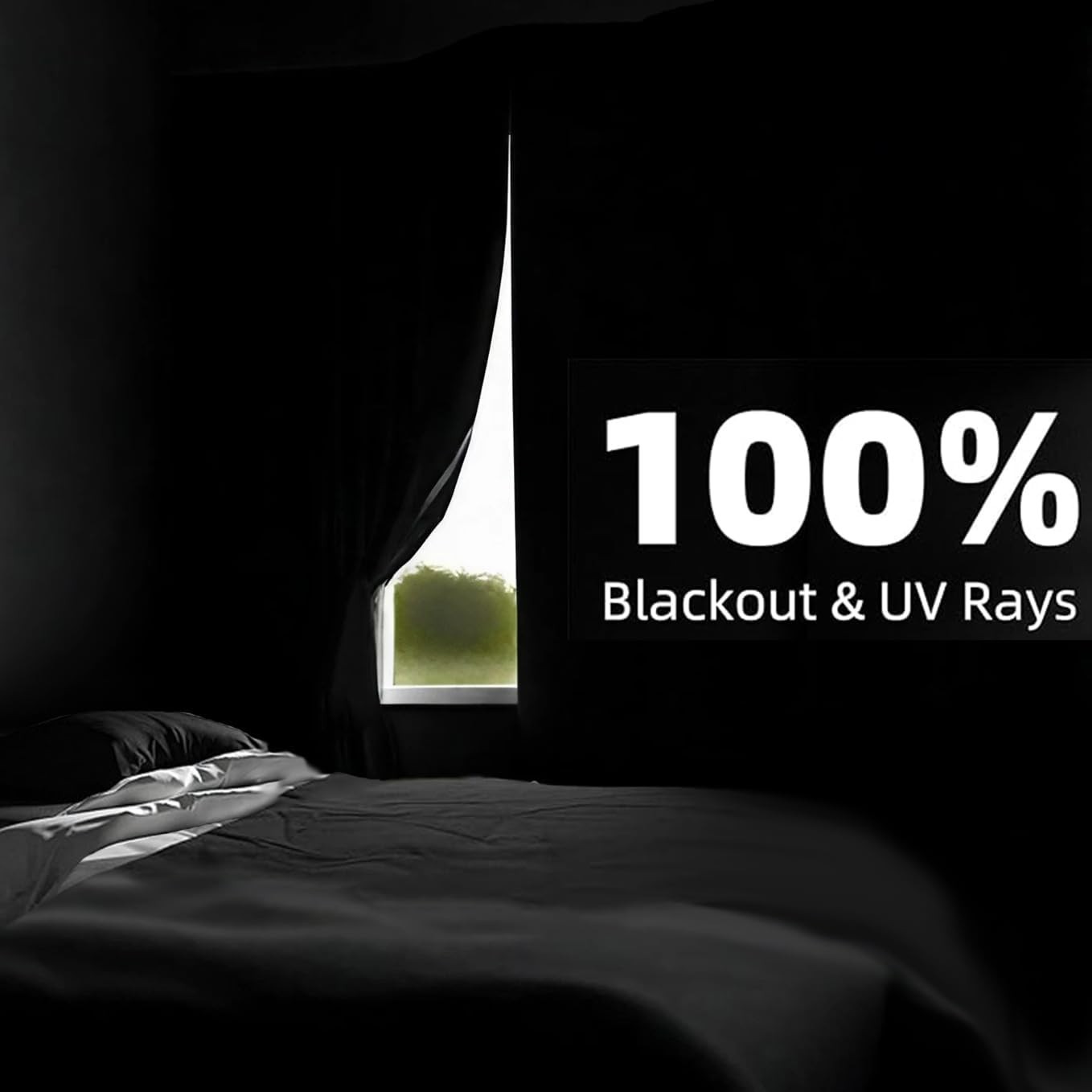 Magnetic Blackout Window Cover – Customizable 39×57 Shades for Sleep and Privacy