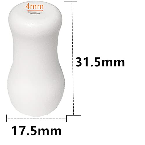 20 Pcs Plastic Blind Pull Cord Knobs Blind Cord Pull Ends Replacement for Shades