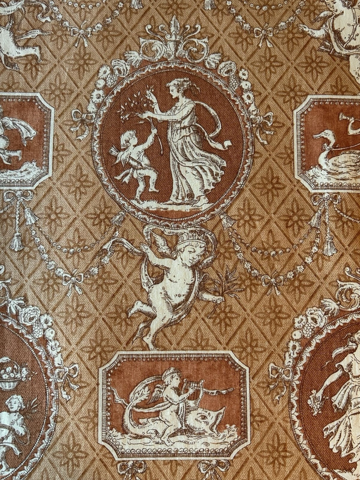 3 Interior Masterpieces By Lafayette Drapery Panels Lovely Toile Pattern 96”L