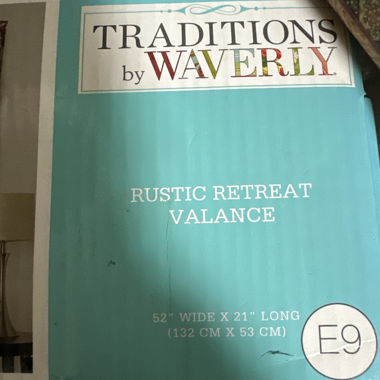 Traditions by Waverly Rustic Retreat window valances new