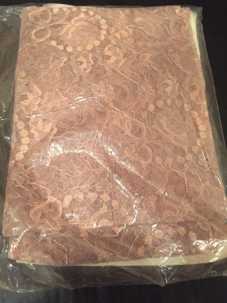 CAMEO Curved Valence 85 Polyester 15 Rayon 60wide 10 Long Dusty Rose