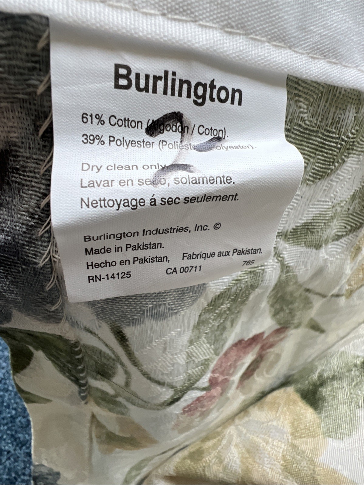 VTG Burlington Window Valance 82”x21” Textured Braided Piping Edge Elegant ￼