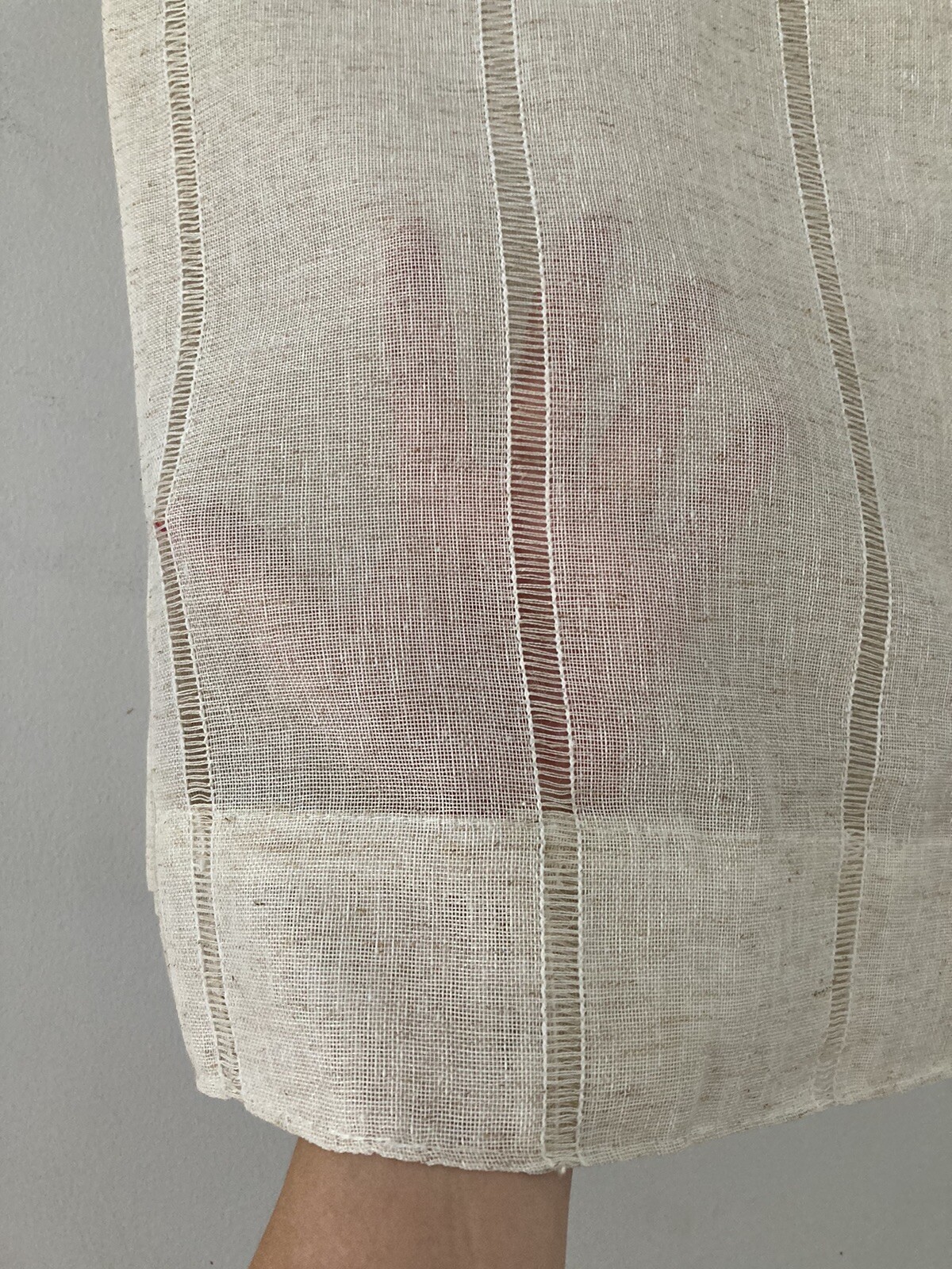 4 Ralph Lauren Back Tab Panels Curtains Hamilton Linen Natural Beige 54″ x 84″