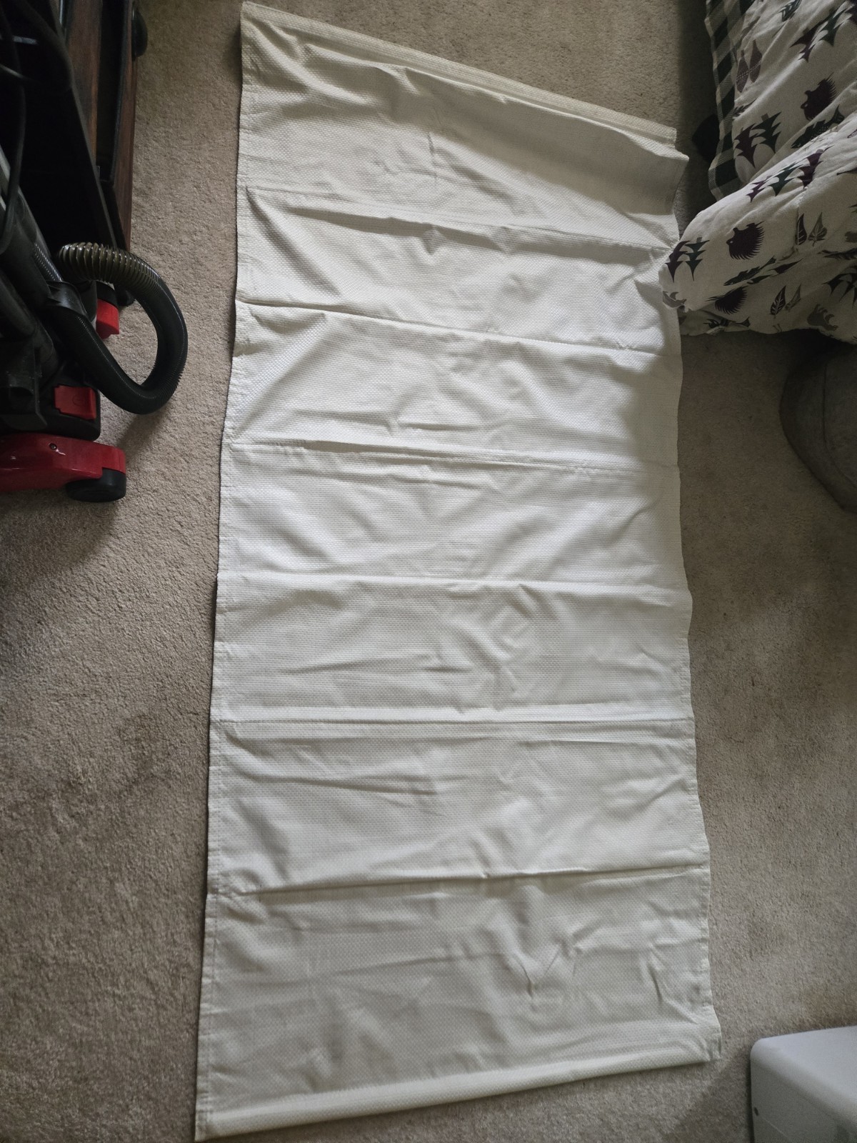 Roller Blinds Fabric White Window Frame Mounted Opaque for Any Room