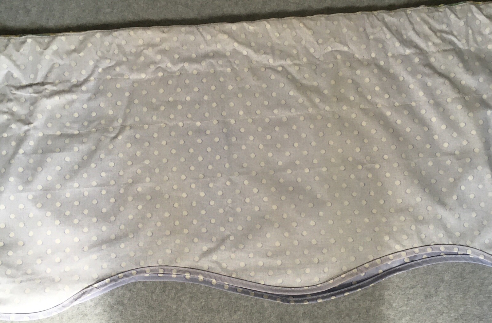 Waverly Valance Blossom Hill Hydrangea Yellow Blue Valance Dots 76 x 17 Cottage