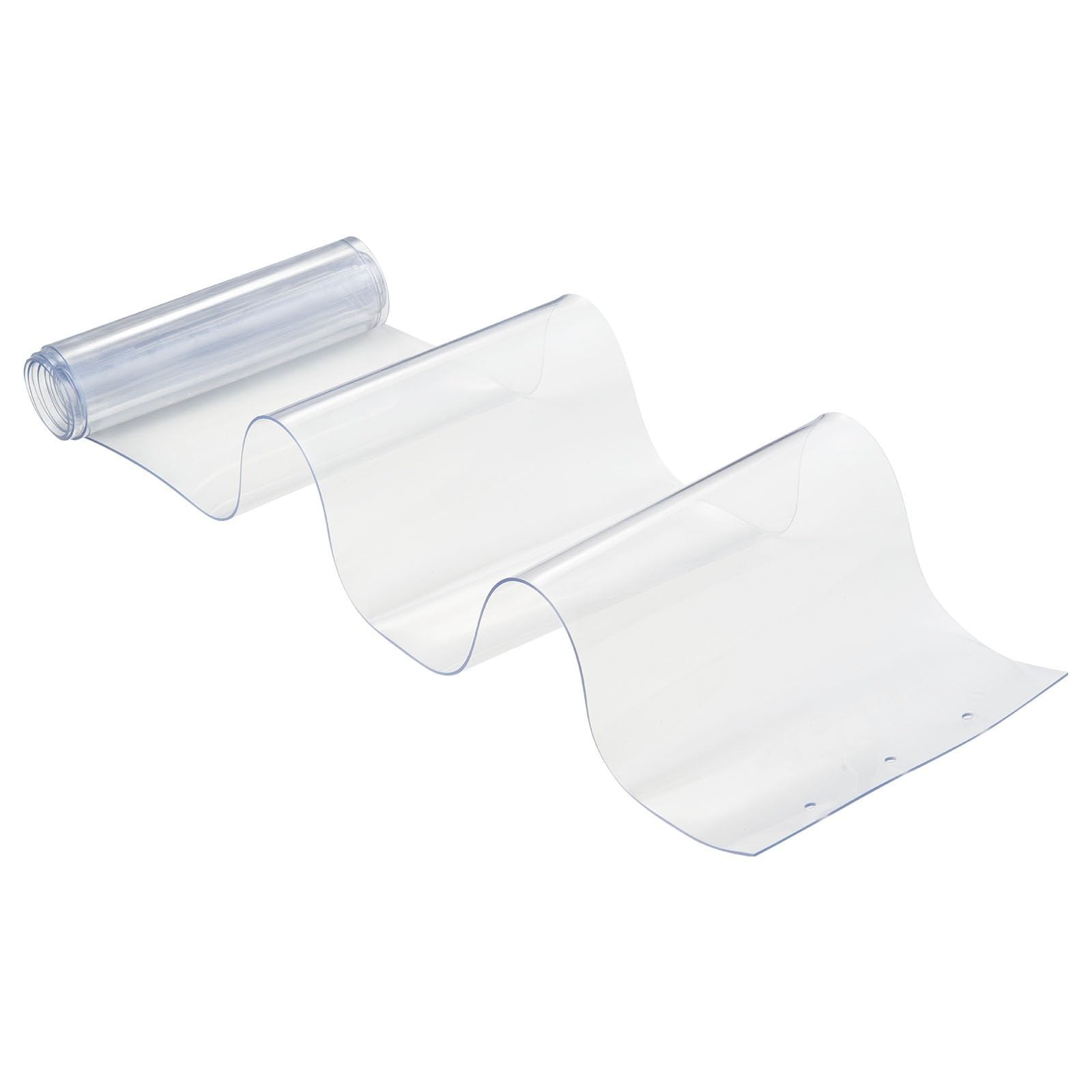 Clear PVC Strip Curtain 80″ x 36″ – 6 PCS Waterproof Door Strips for Freezer, Ga