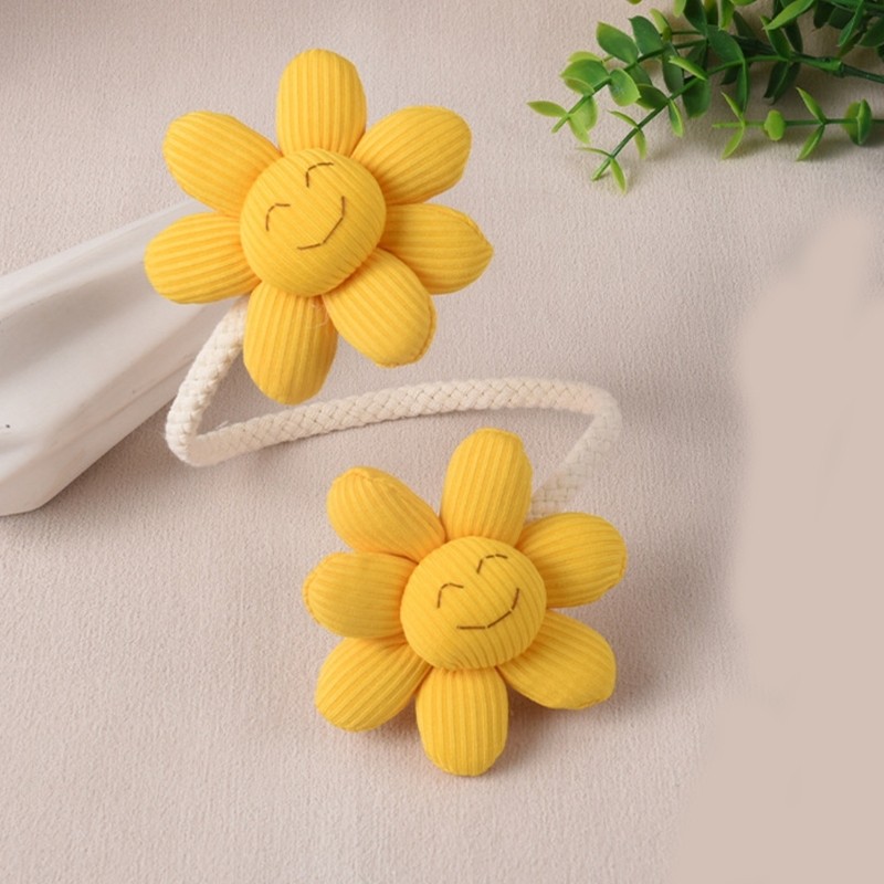 Curtain Tiebacks Flower Styles Curtain Tie Backs Holder for Home Office Decors