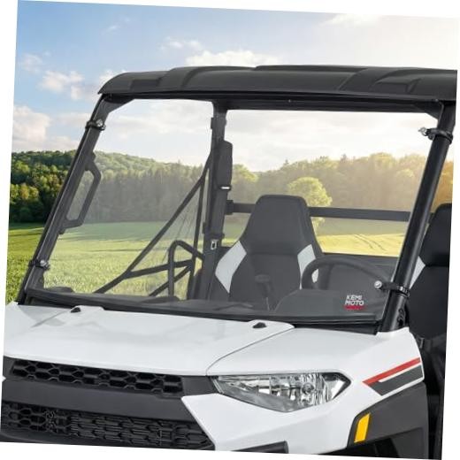 UTV Scratch-Resistant Front Windshield, Compatible with Polaris Ranger 150