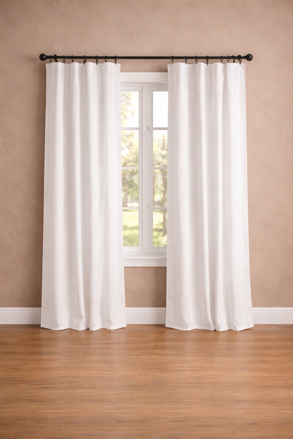 Pottery Barn 100”W X 108”L BLACKOUT Curtains WHITE 2 Panels Savings! NEW