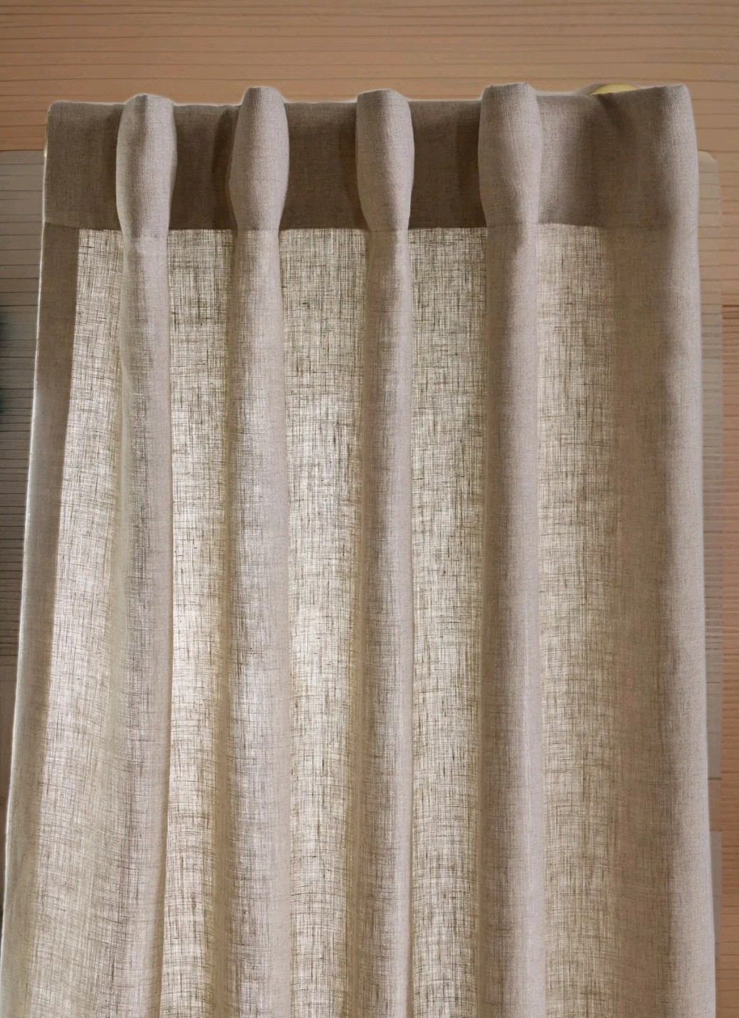 NEW Quince European Linen Room Darkening Curtain – Flax | 48″ x 84″