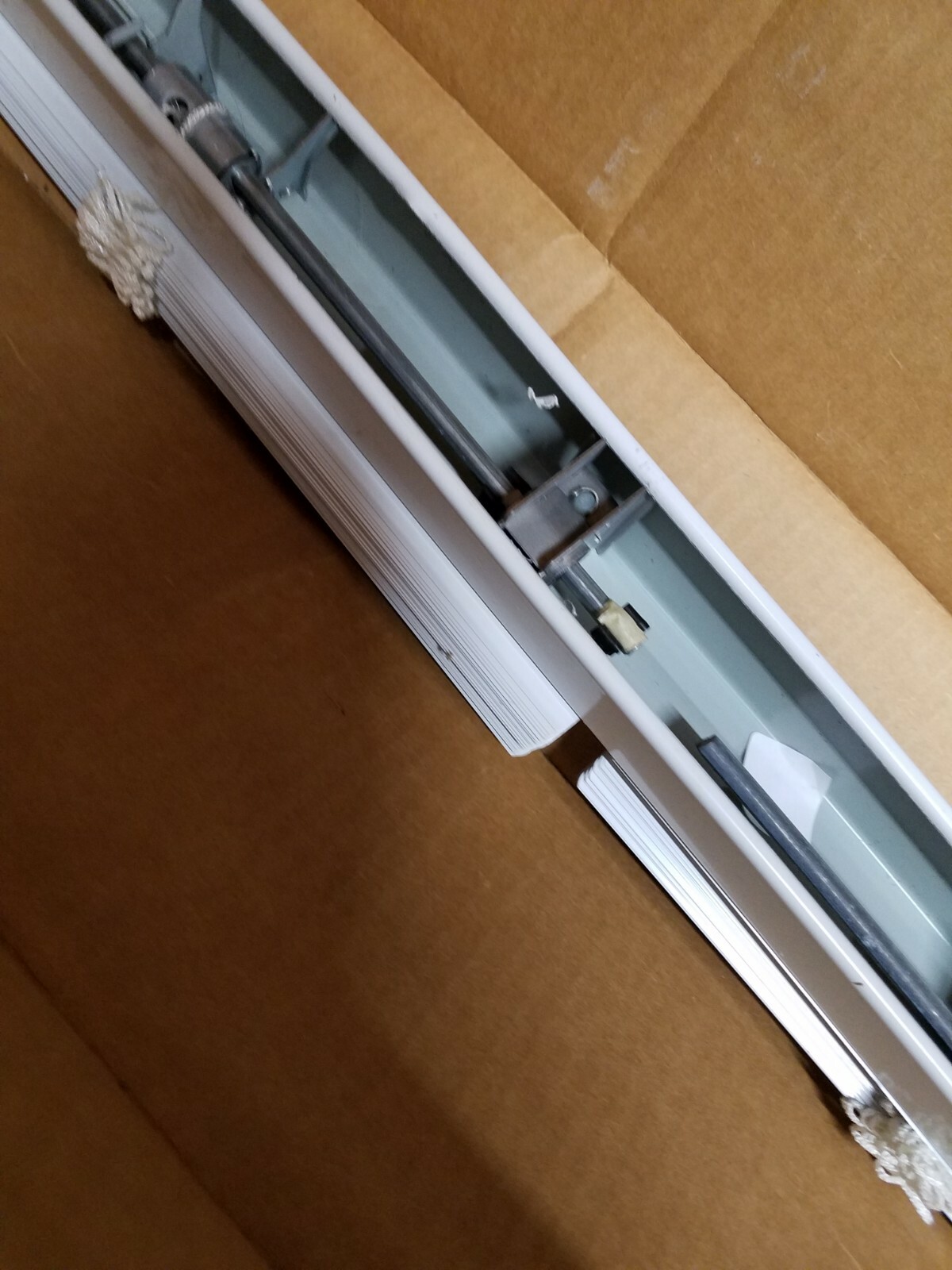 Levolor Mini Window Blind, Mark One 1-3/8 in, 103-1/4″ Wide x 54″ Long, White